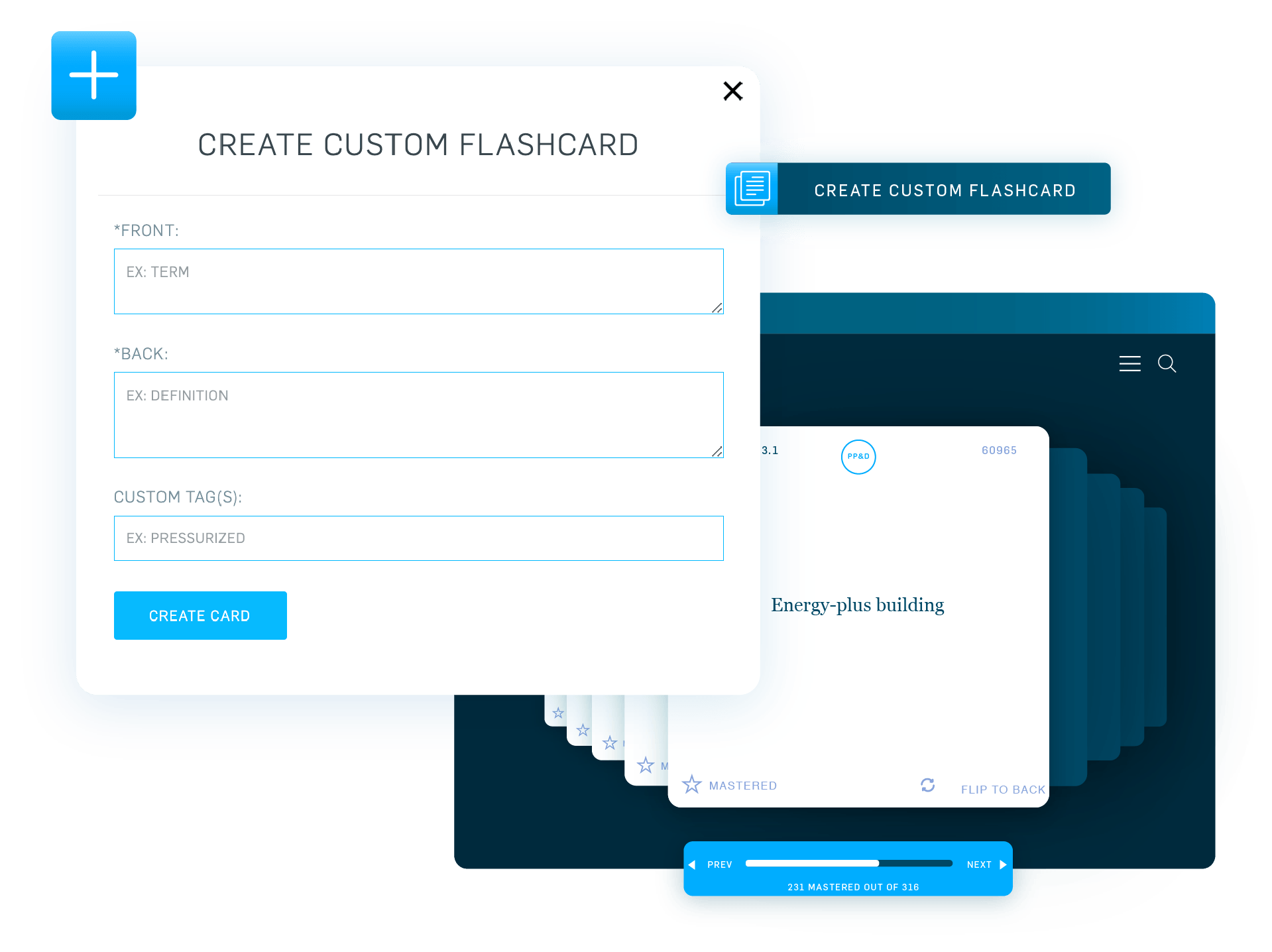 ARE 5.0 custom flashcards