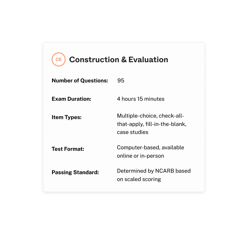 Construction & Evaluation (CE)